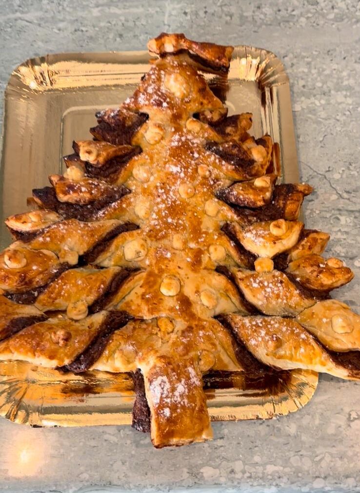 Árbol de Navidad de Hojaldre